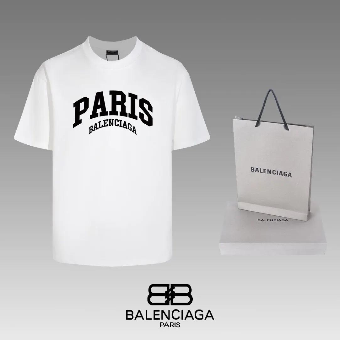 Balenciaga 黑色 短袖T恤 宽松休閒款