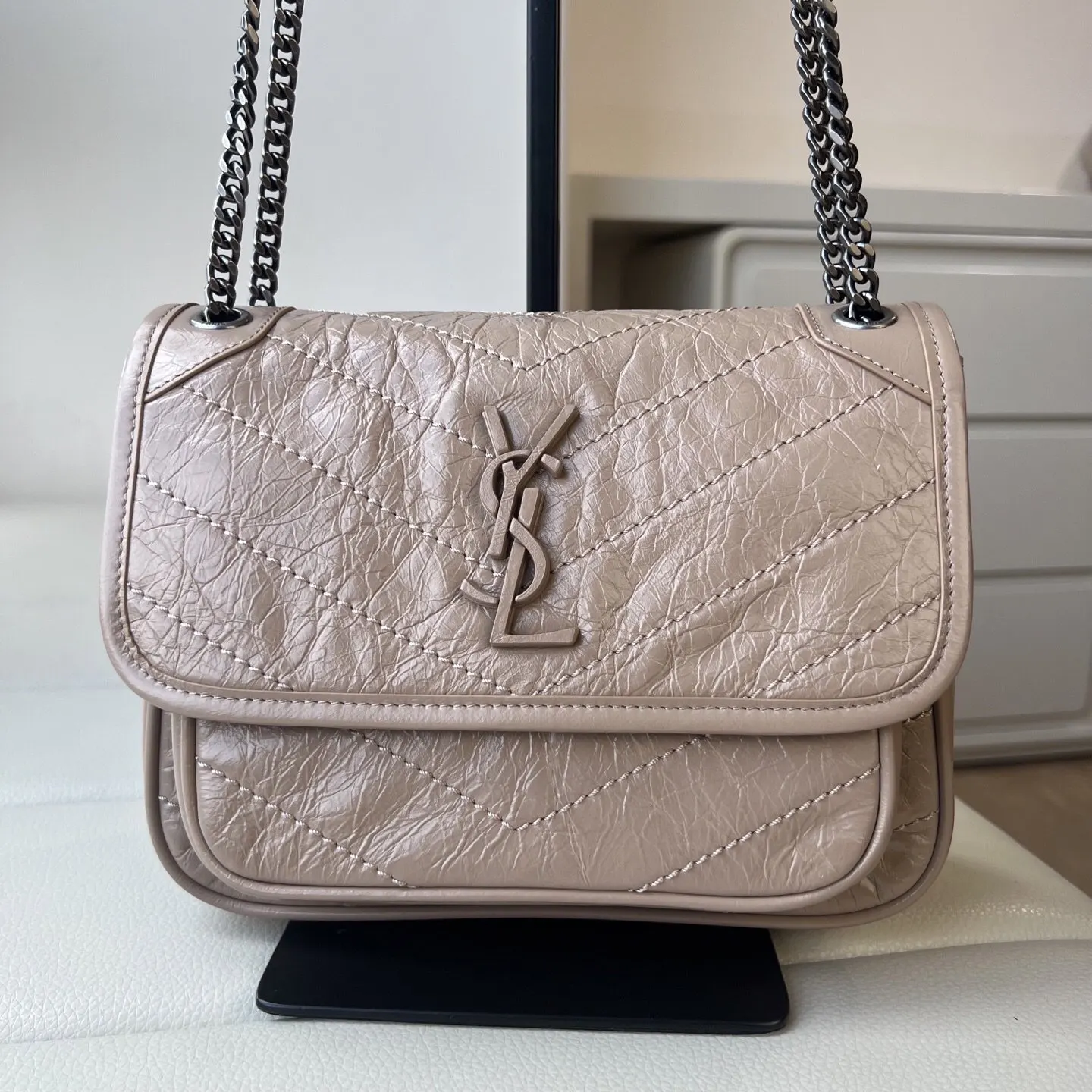 YSL 皮革 单肩包 日常单肩背款