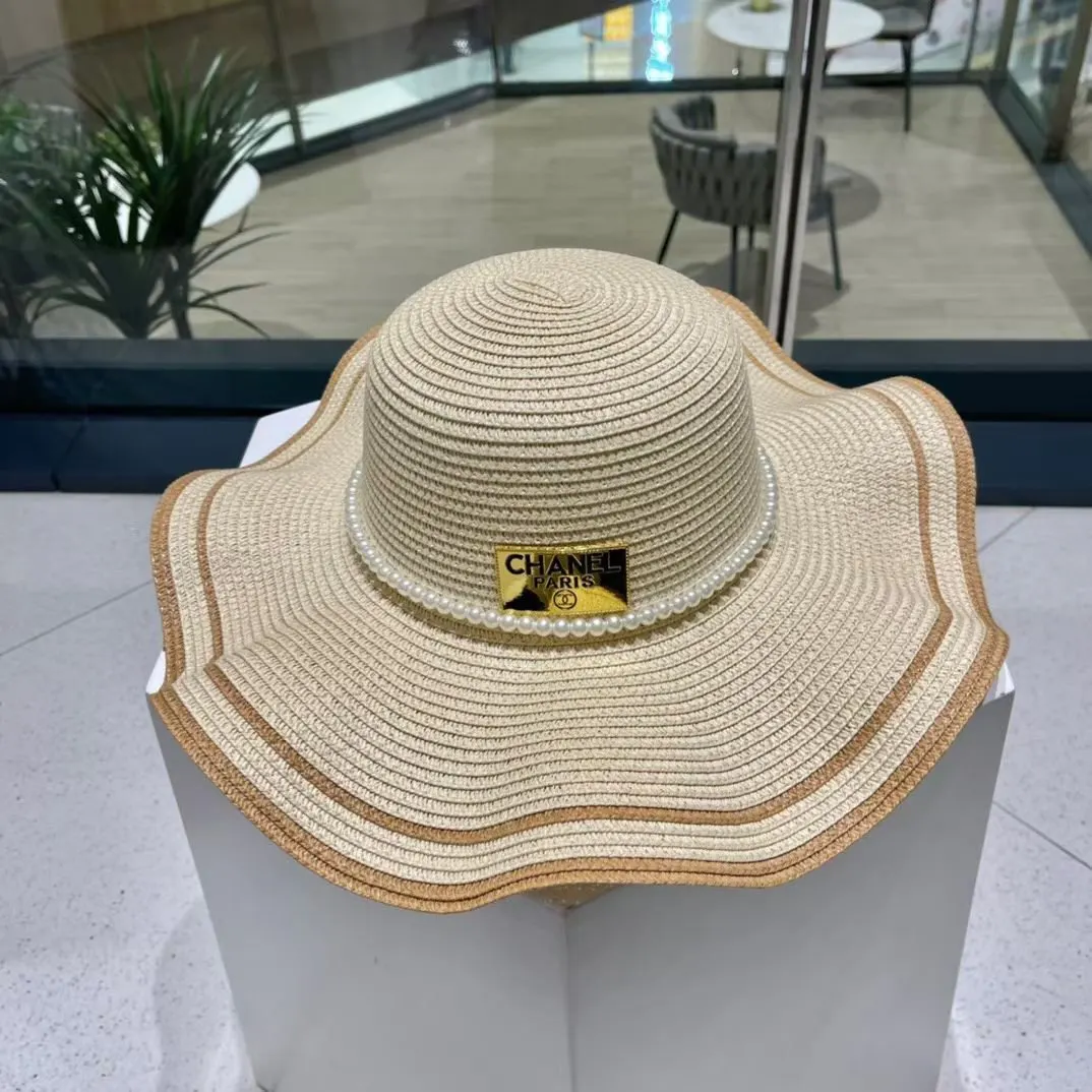 Chanel 遮阳 草帽 度假遮阳 帽子