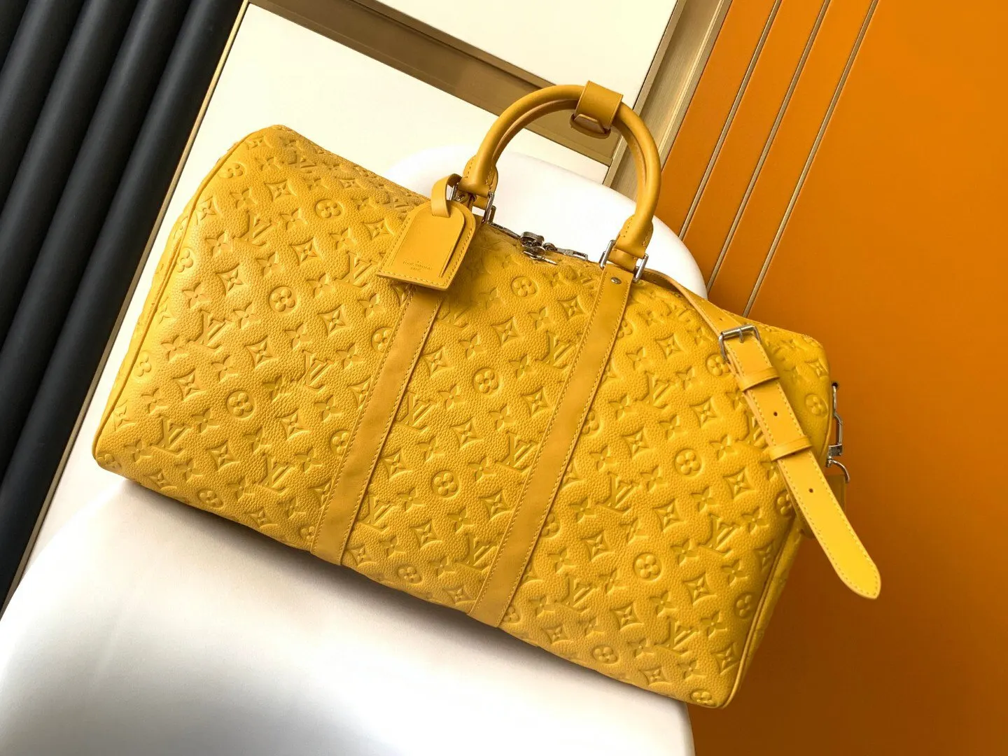 Keepall 紅色 黃色 Mo旅行袋 大容量旅行款