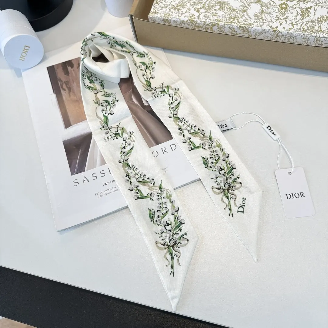 Dior silk headband, exquisite accessories