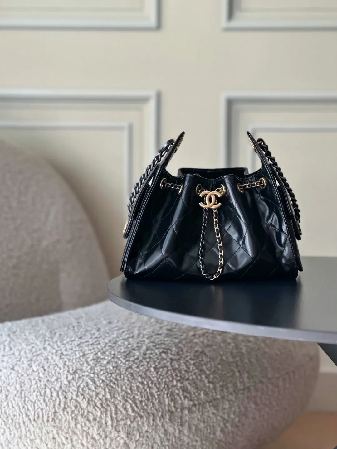 Bucket Bag Casual Leather