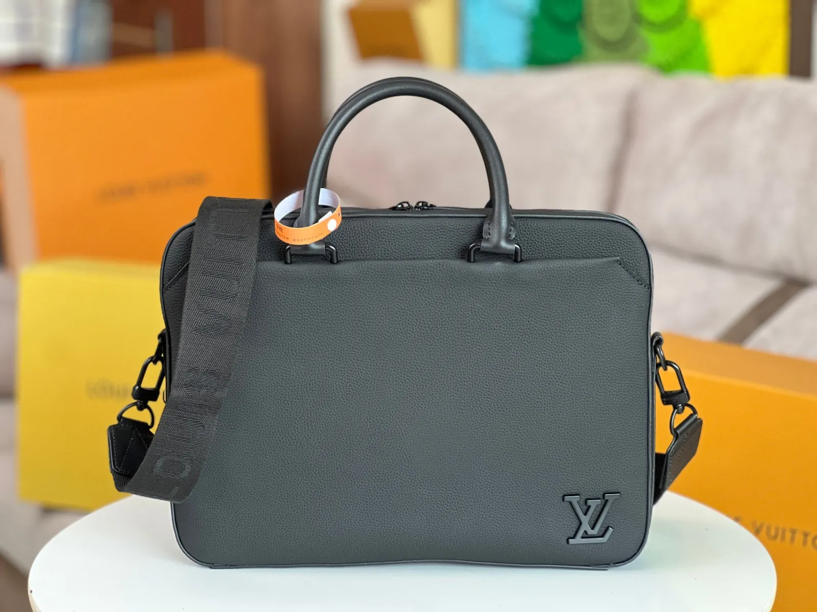 Louis Vuitton Briefcase Business Commuter Leather