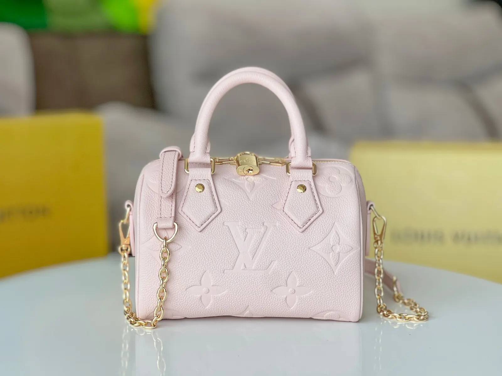 LV Speedy 牛皮 行李箱 旅行拉杆款 輕便出行款
