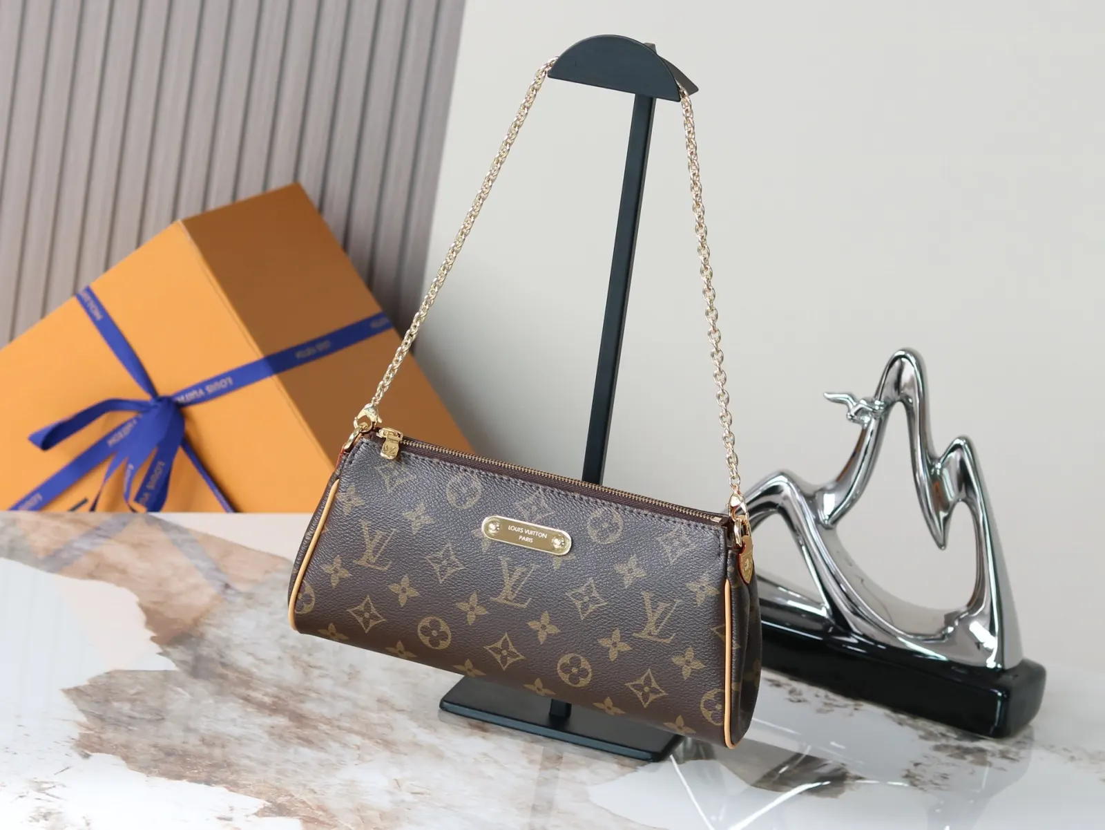 LV Pochette 老花鏈條小包 復古款