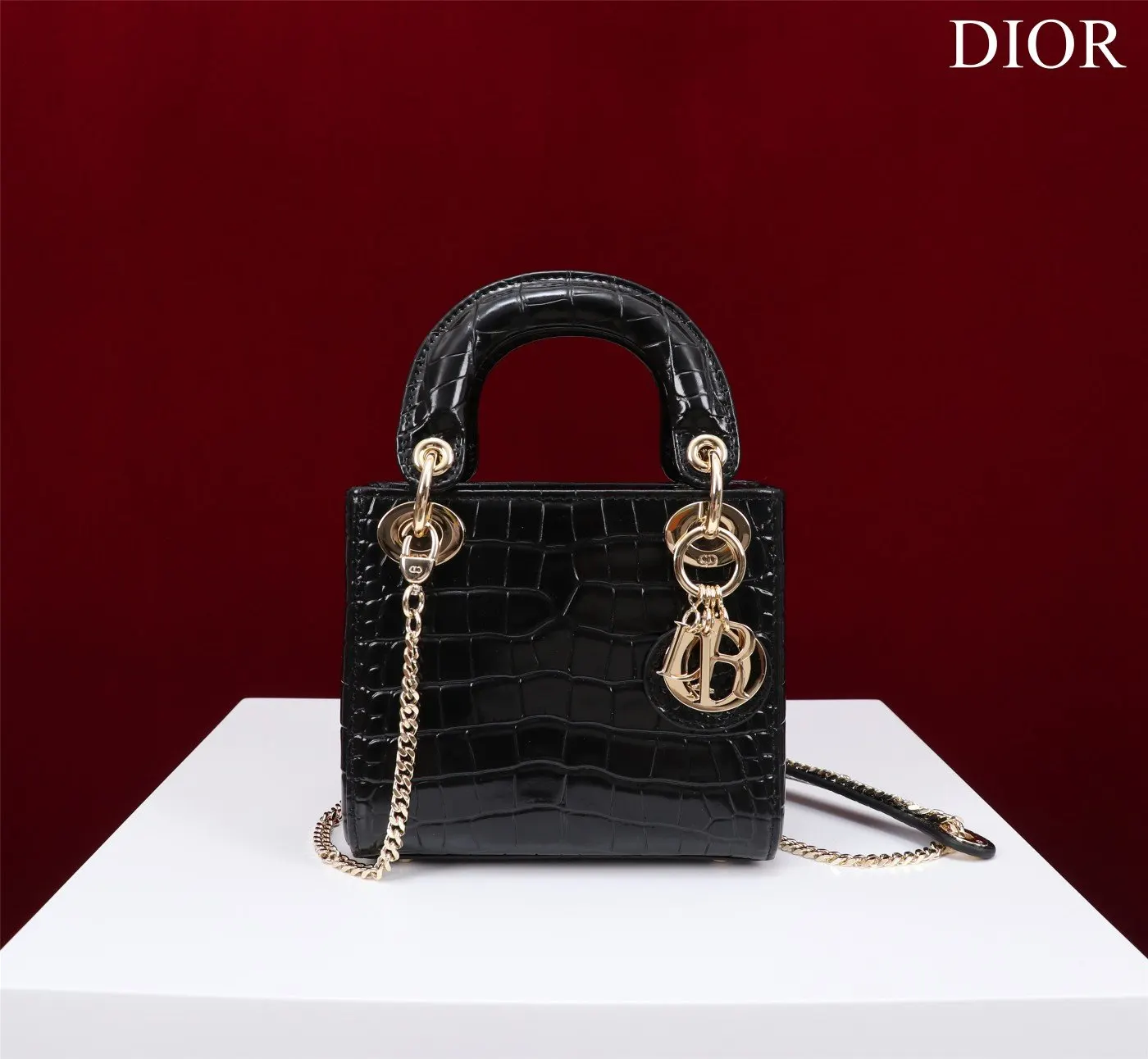 Dior Lady Dior Handbag, Top Handle Bag