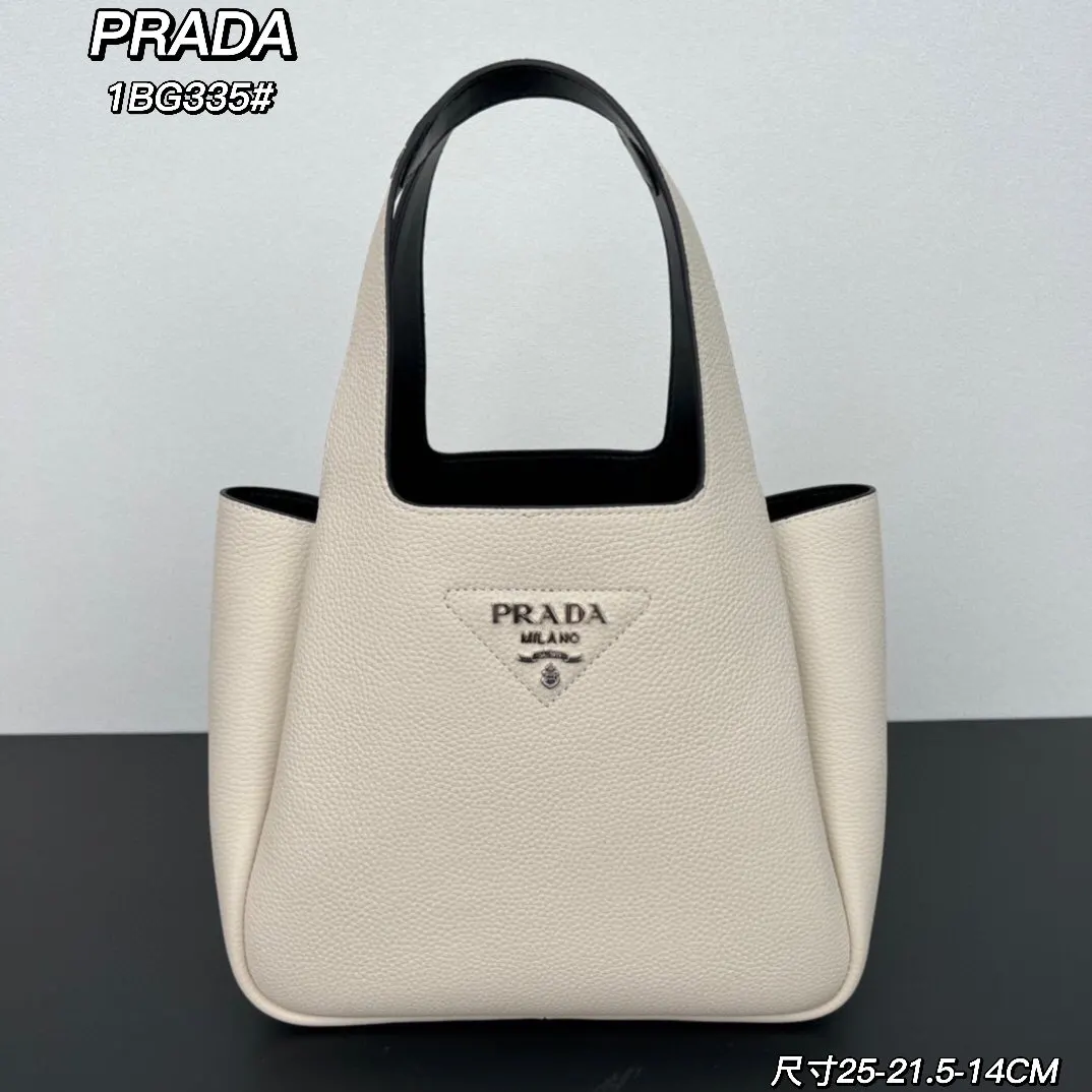 PRADA 1BG335 牛皮 羊皮 托特包 通勤百搭款