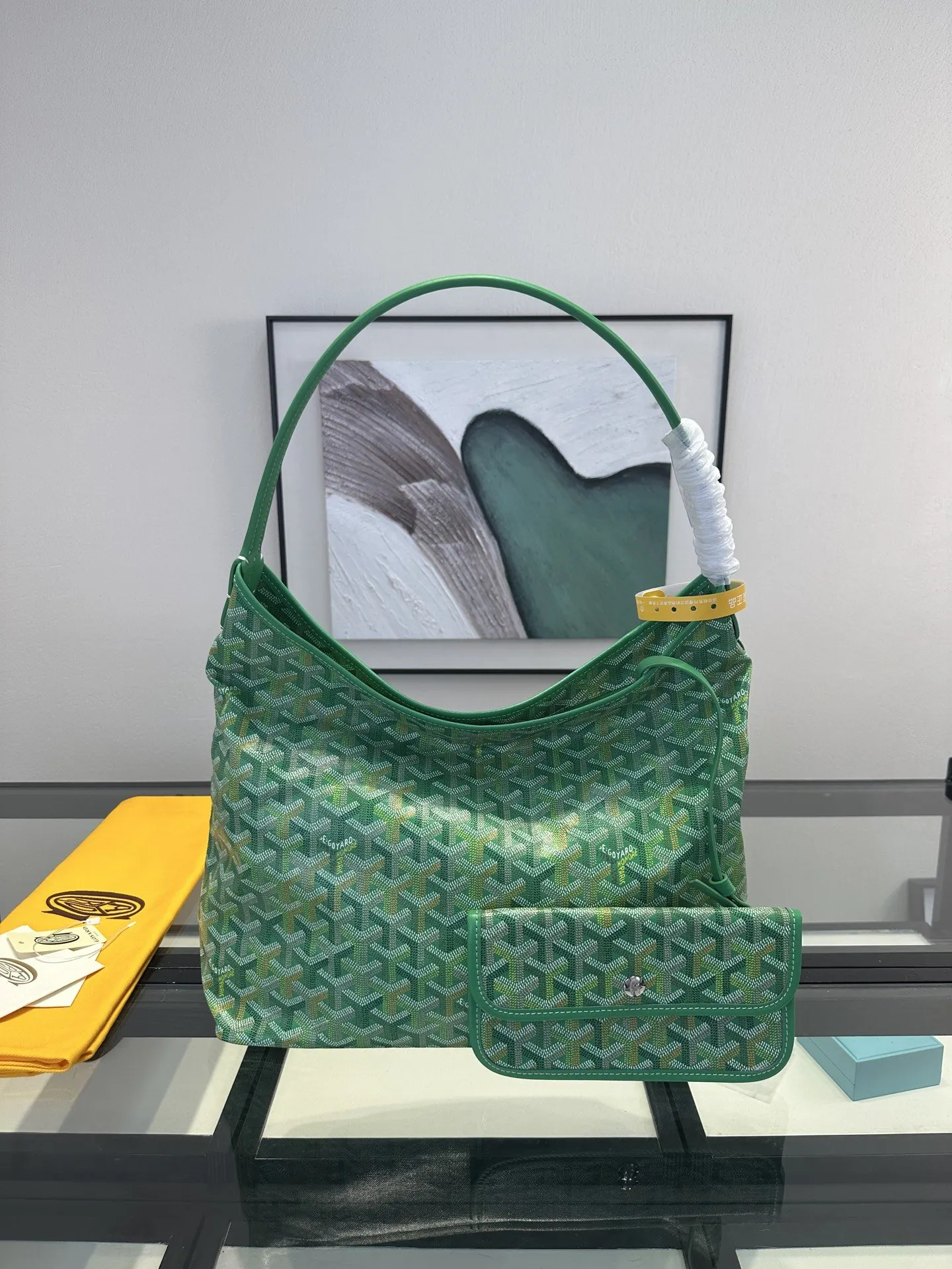 Goyard Hobo 老花 帆布 腋下包 復古腋下背款
