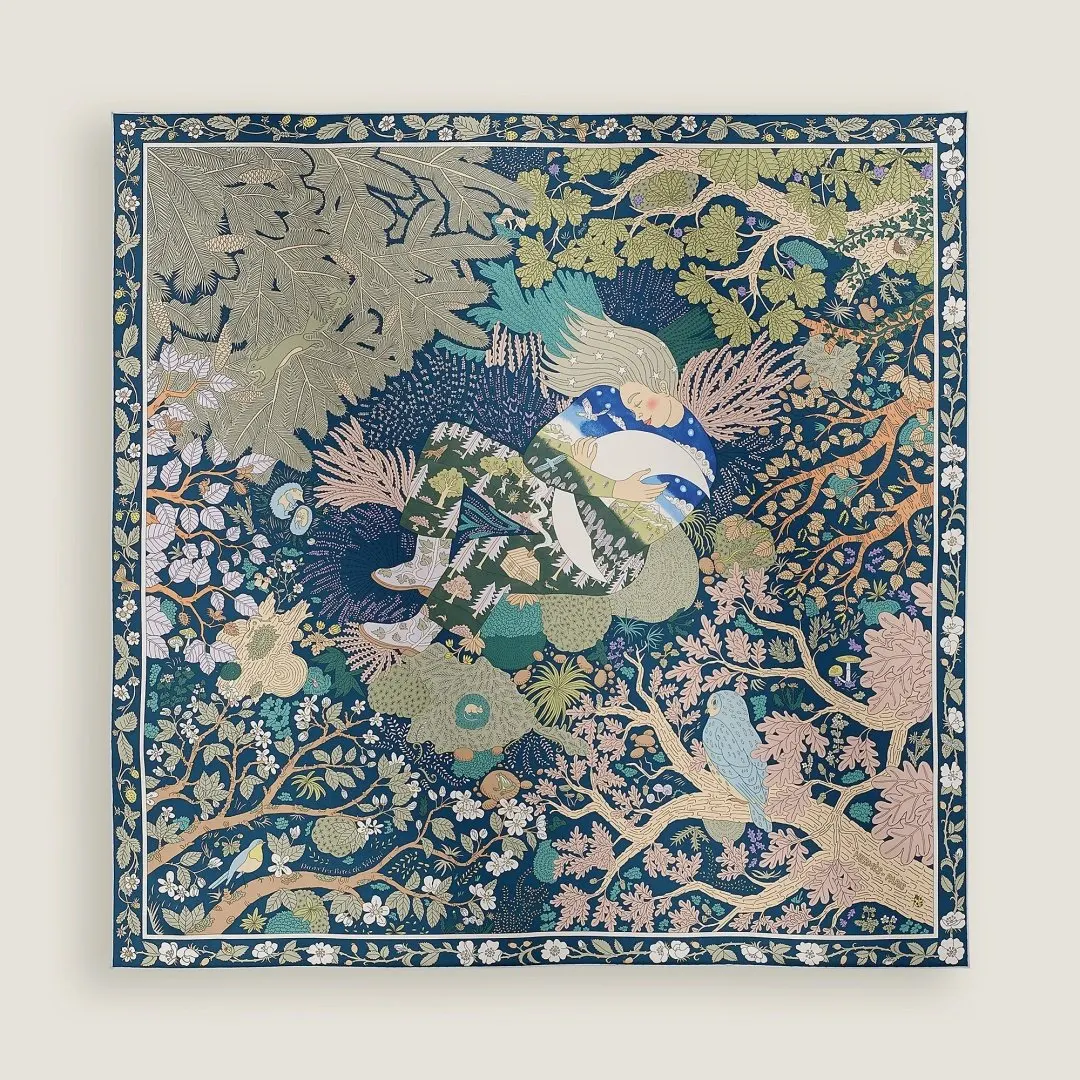 Hermes 丝巾 精致配飾款