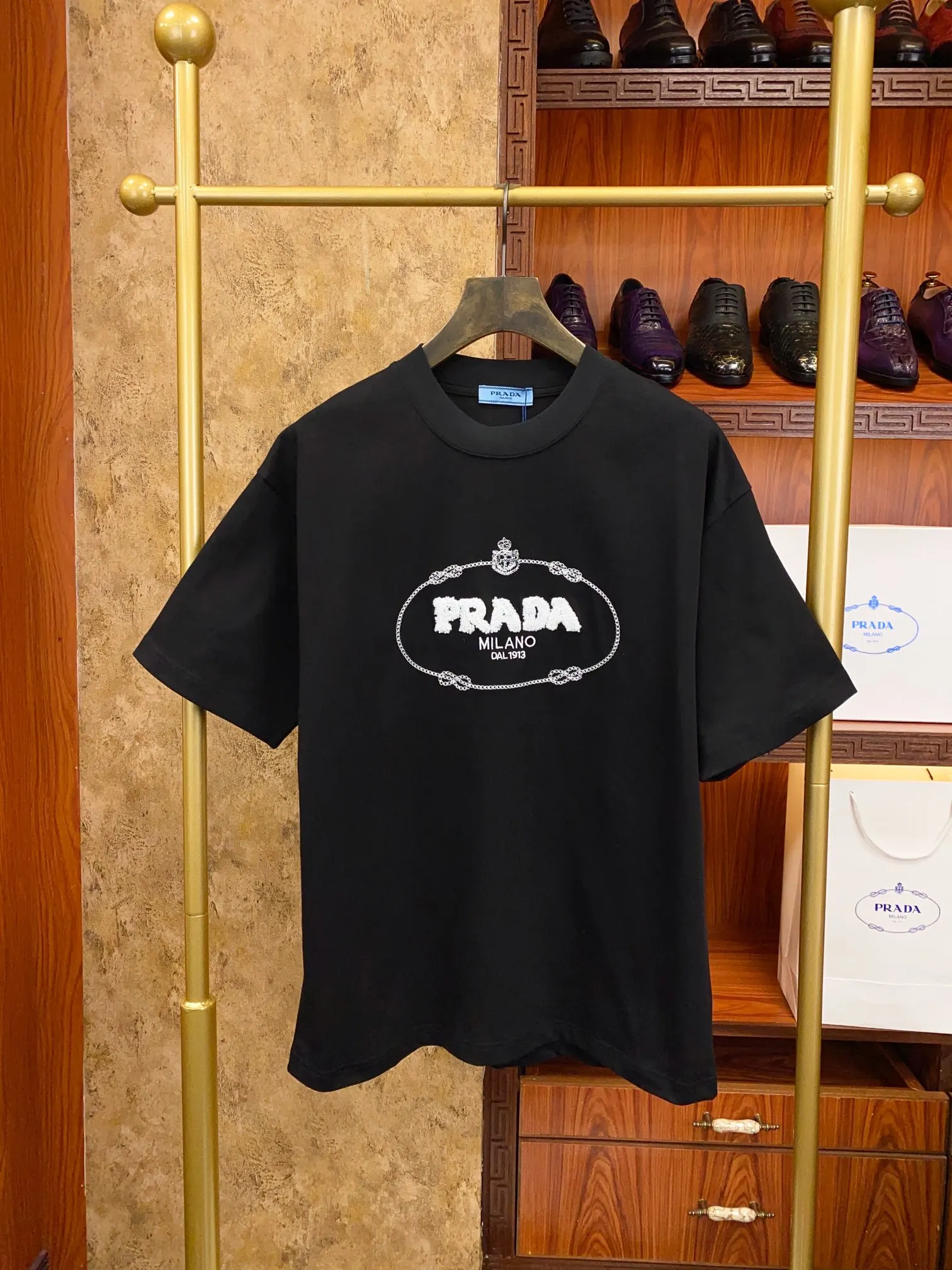 Prada T-Shirt Casual Versatile