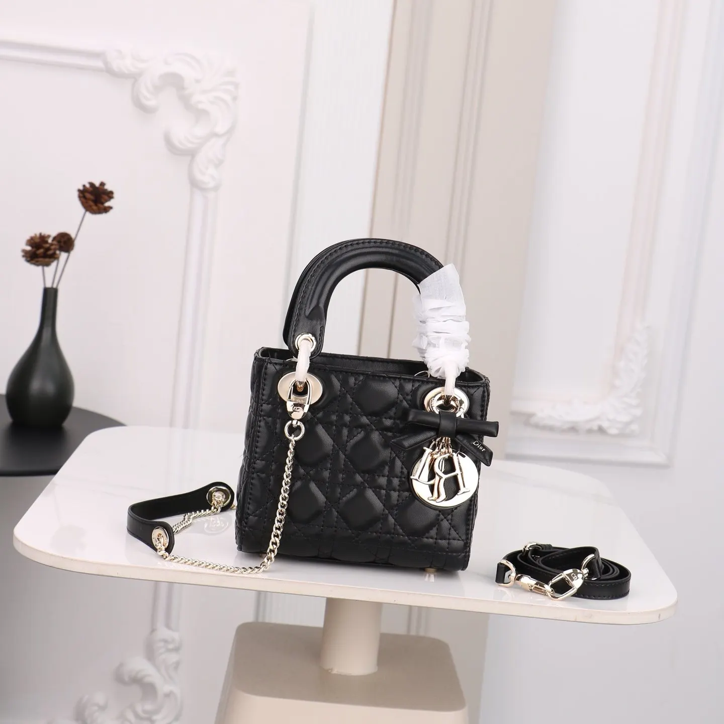 Dior Lady Dior 羊皮手袋 手提斜挎款
