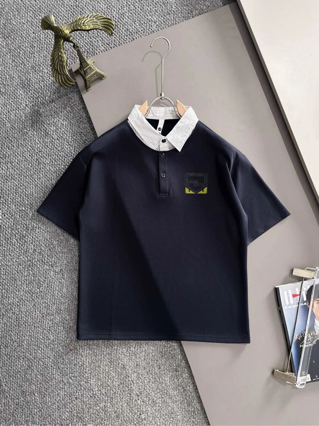 Fendi Embroidery Cotton Knitwear Textured Knit Image 1 Fendi Embroidery Cotton Knitwear Textured Knit Image 1