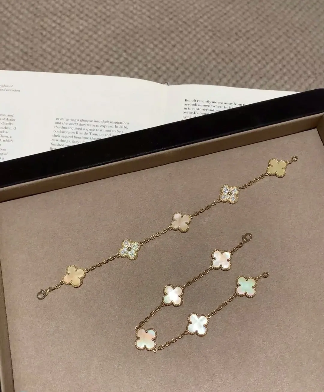 Van Cleef 贝母 手链 日常叠戴款