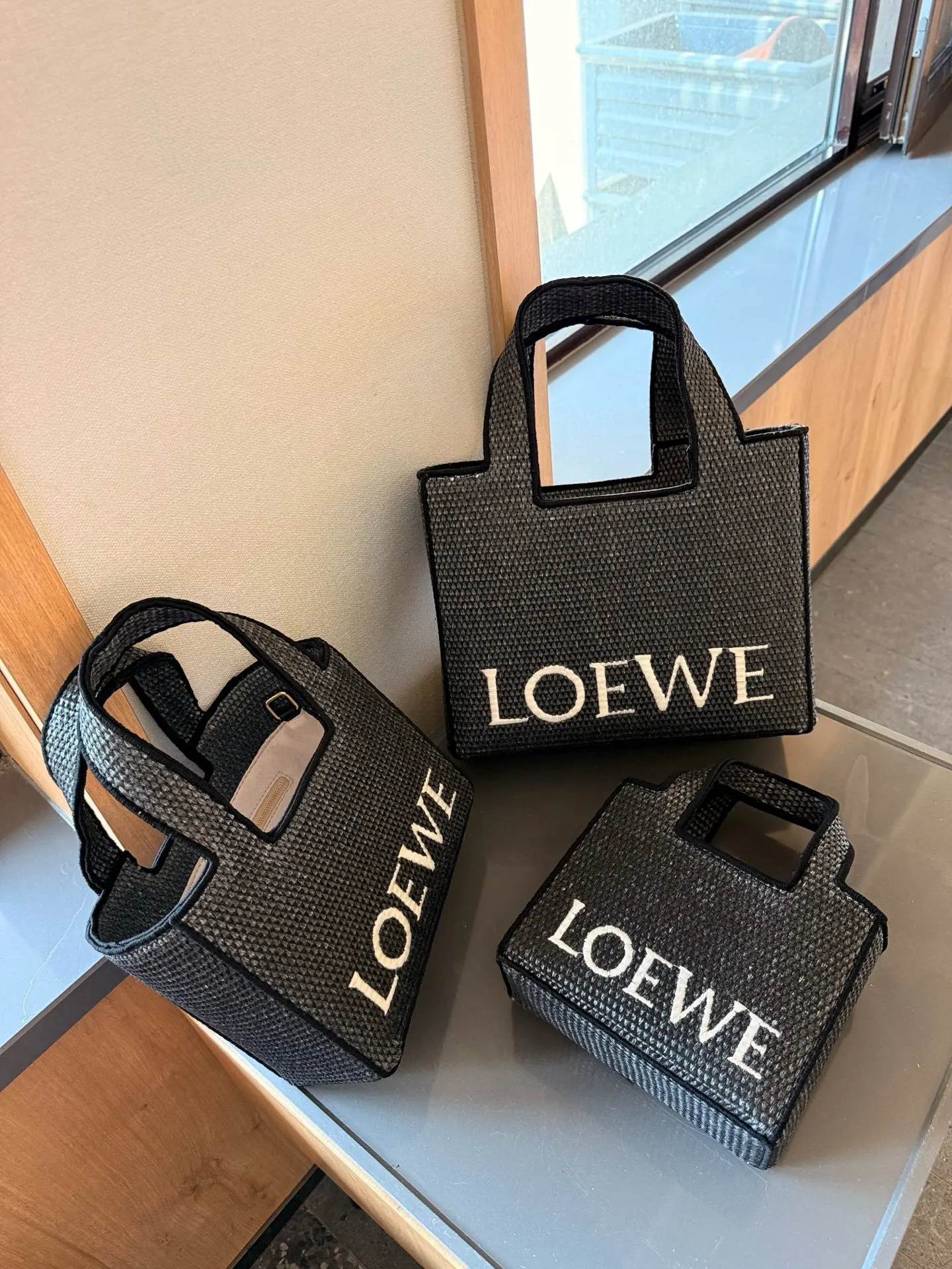 Loewe 长肩带 罗意威 Anagram Baske 手提包 通勤手提款