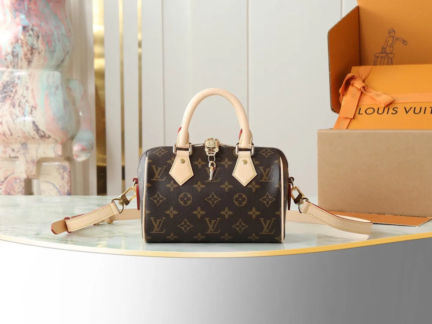 LV Speedy 經典老花 旅行袋 大容量出行款