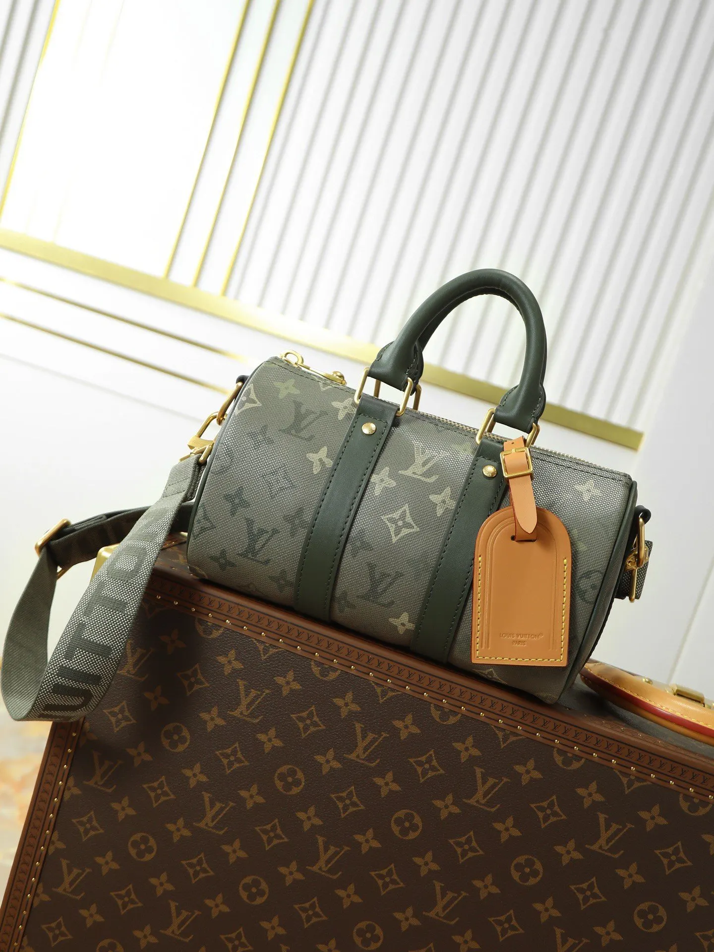 LV Keepall 牛皮 旅行包 大容量旅行款