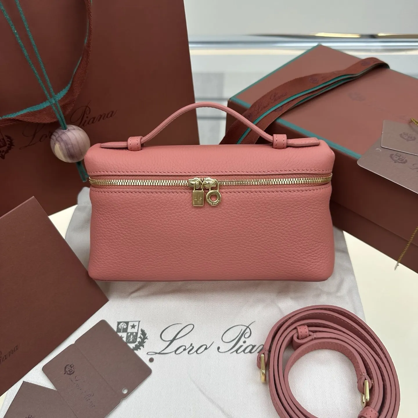 Red Crossbody Bag Lightweight Leather