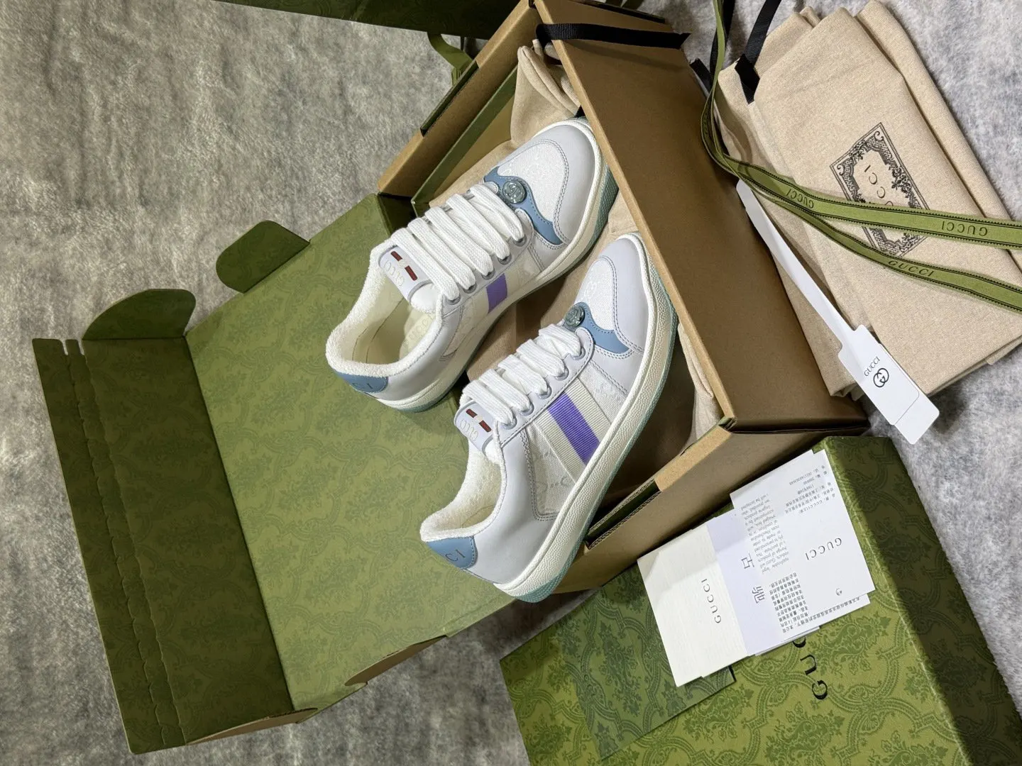 Gucci Logo casual sneakers, all-match 64