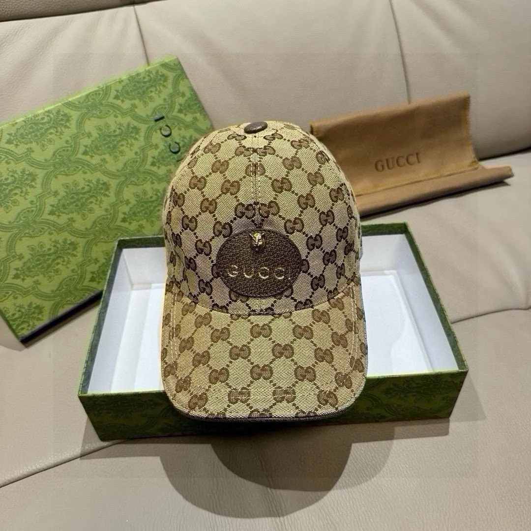 Gucci 牛皮 棒球帽 日常休閒款