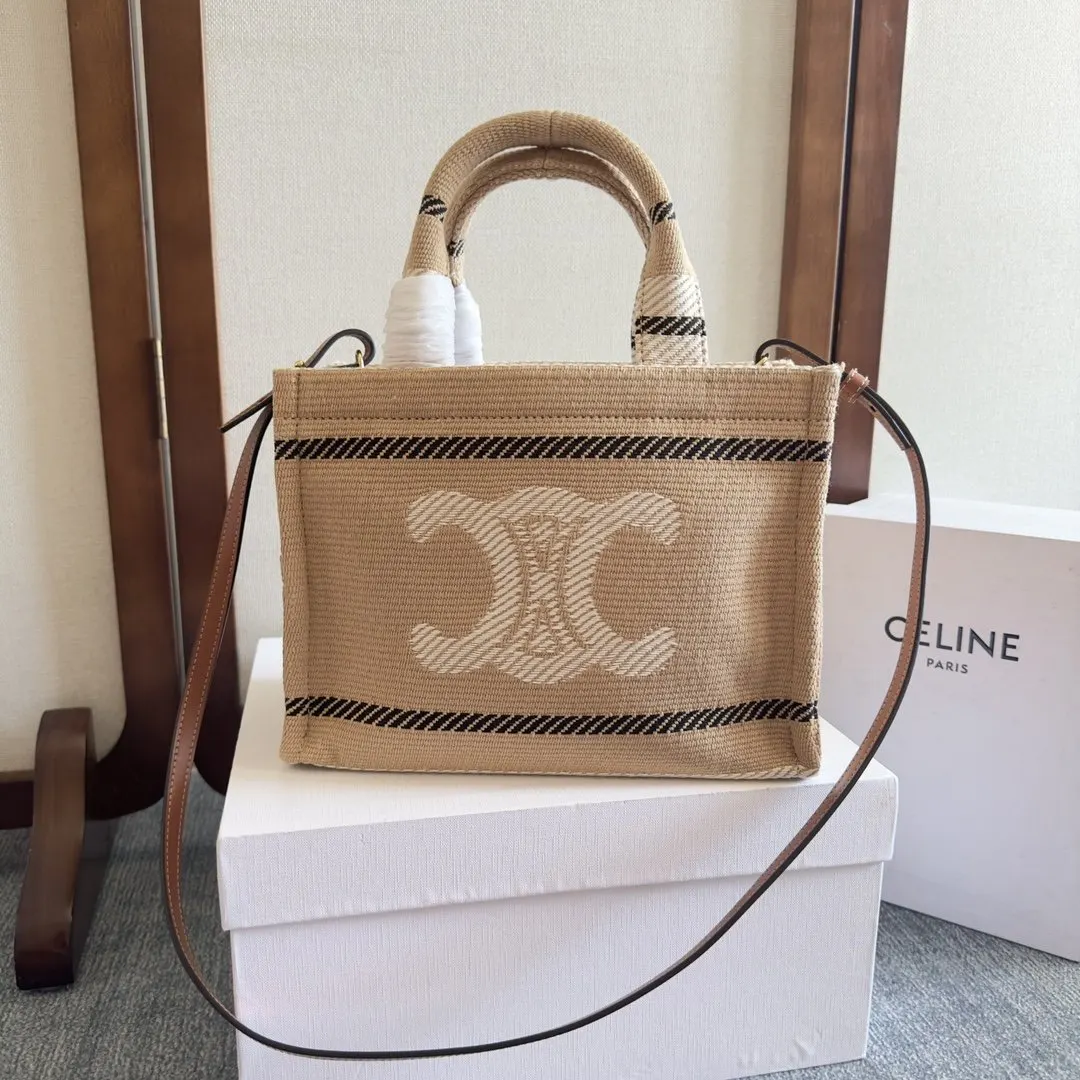 Celine 棕色 牛皮 托特包 大容量托特款