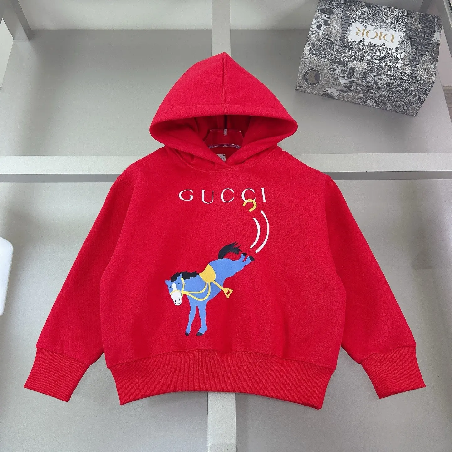 Gucci Logo print crew neck sweater