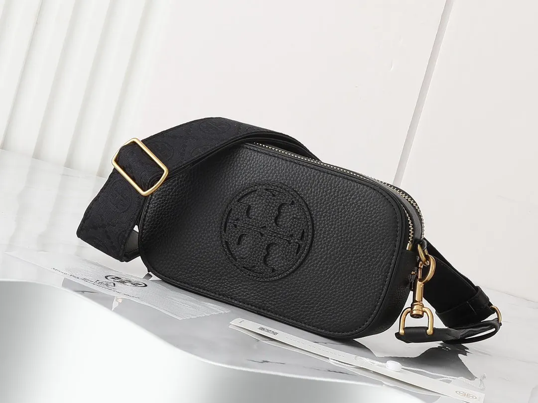 牛仔 提花 保证真皮 质量 Tory Burch 斜挎包 轻便斜挎款