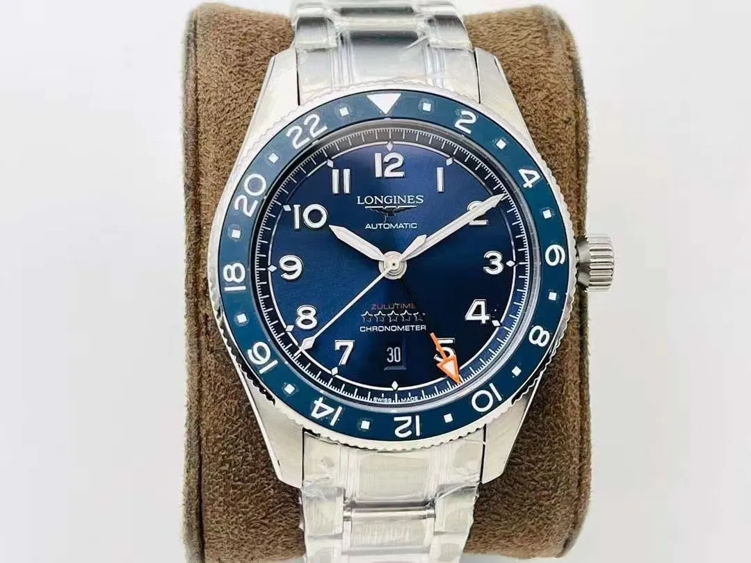 Longines 黑色 棕色 小牛皮 手錶 經典腕表款