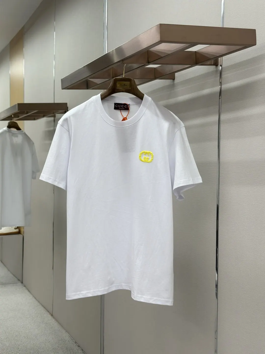 Gucci Double G Embroidery Short Sleeve T-Shirt 9