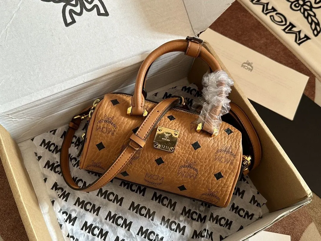 牛皮 款号 MCM 旅行袋 大容量旅行款