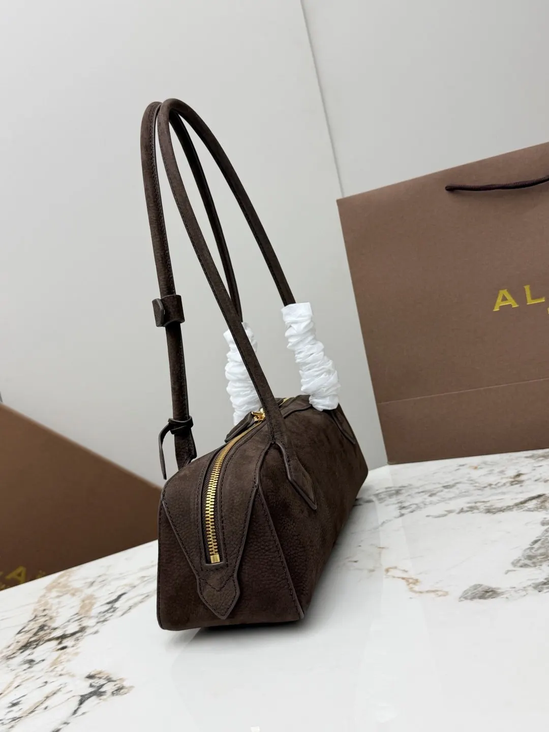 Hobo Shoulder Bag Vintage Leather