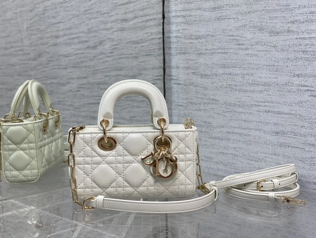 Dior Lady Dior 羊皮鏈條包 手提斜挎款