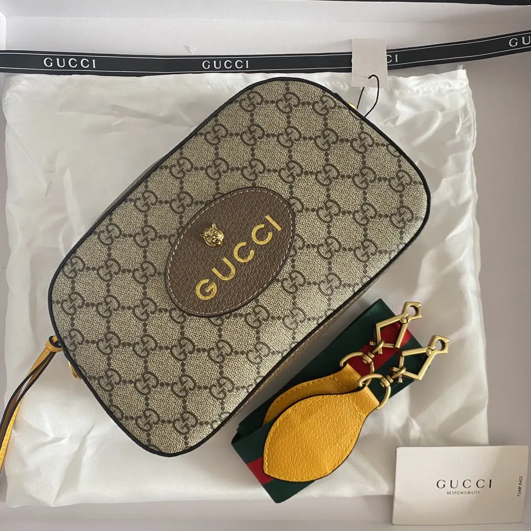 Gucci Ophidia GG Supreme老花鏈條包 日常搭配款