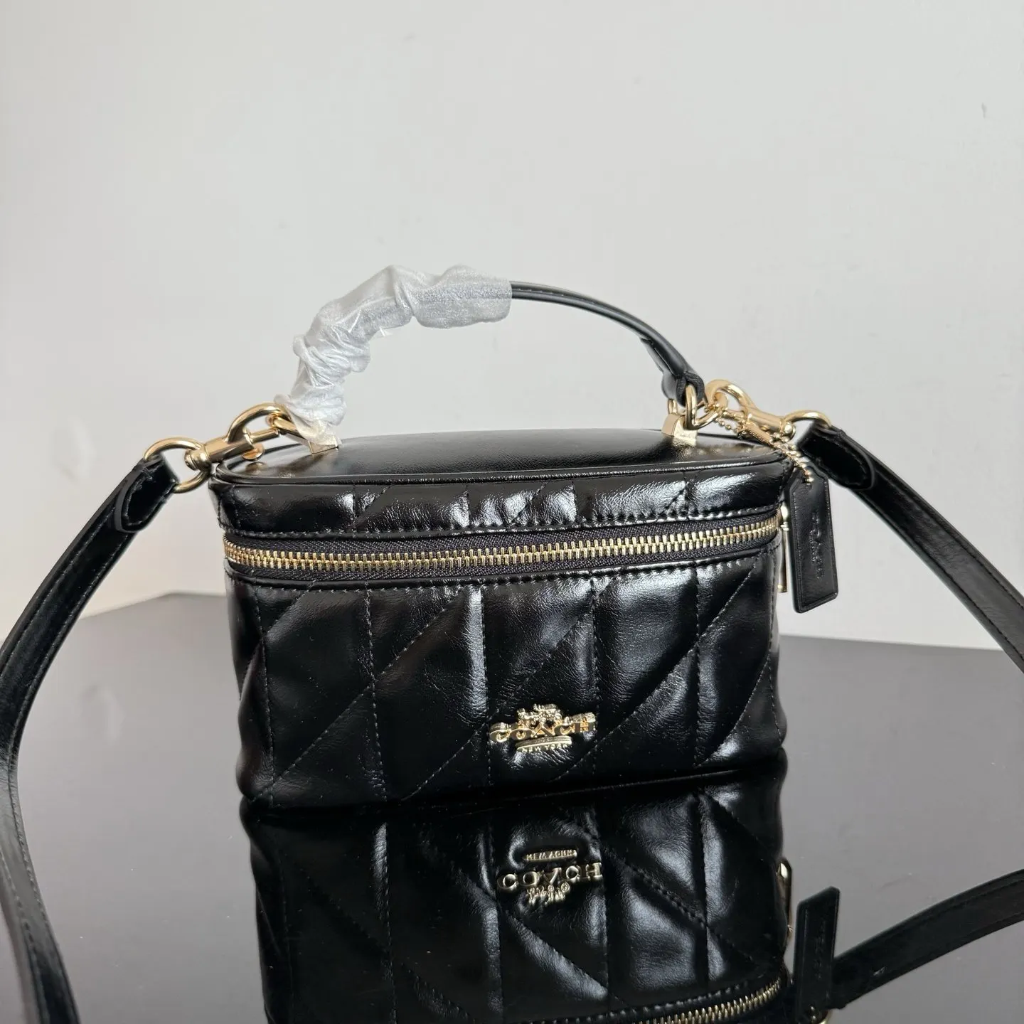 Coach 皮革 Originals 包 的材质选 化妝包 便携收納款