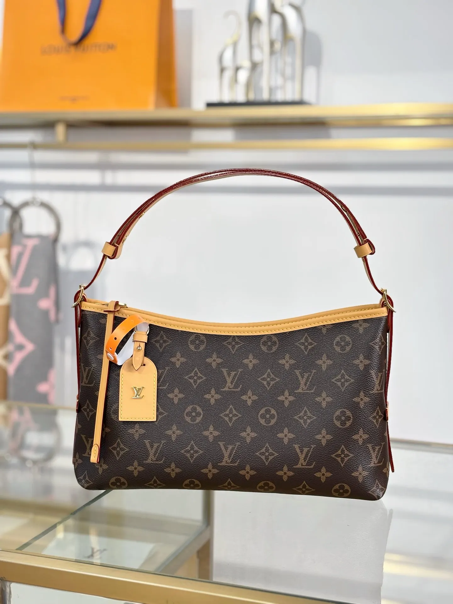 CarryAll 老花 EAST 腋下包 復古腋下背款