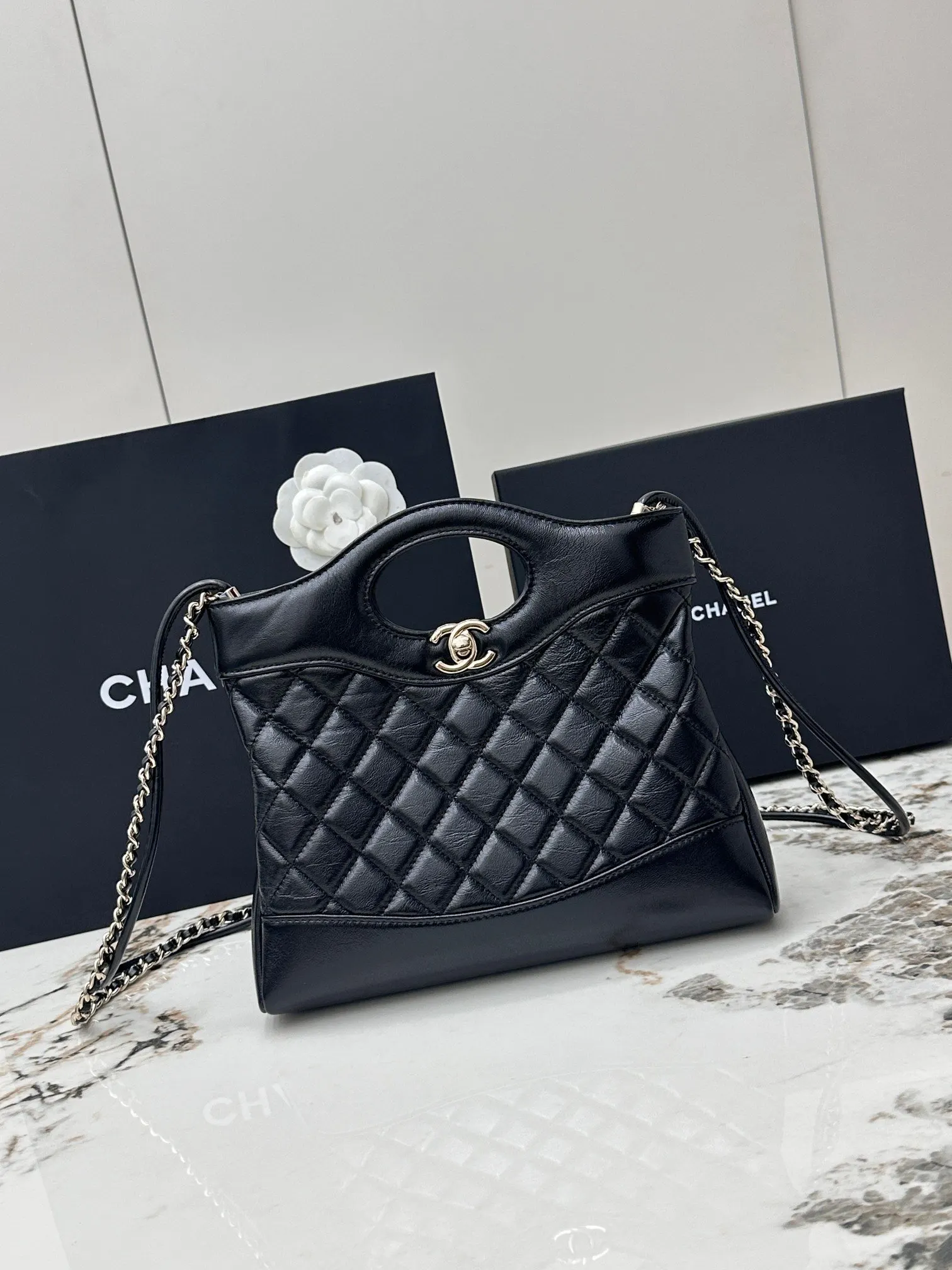 Gold Crossbody Bag Lightweight Leather