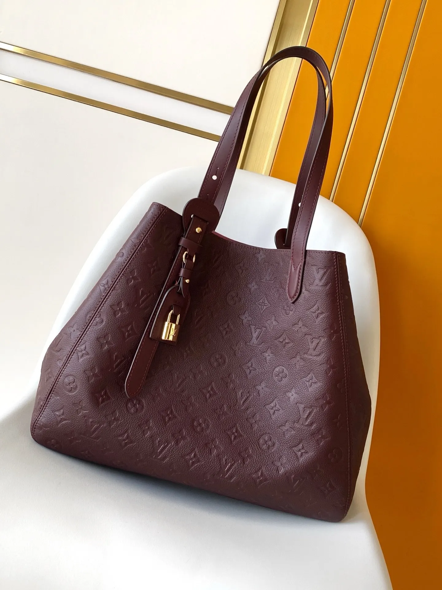 Louis Vuitton Black Red Tote Bag