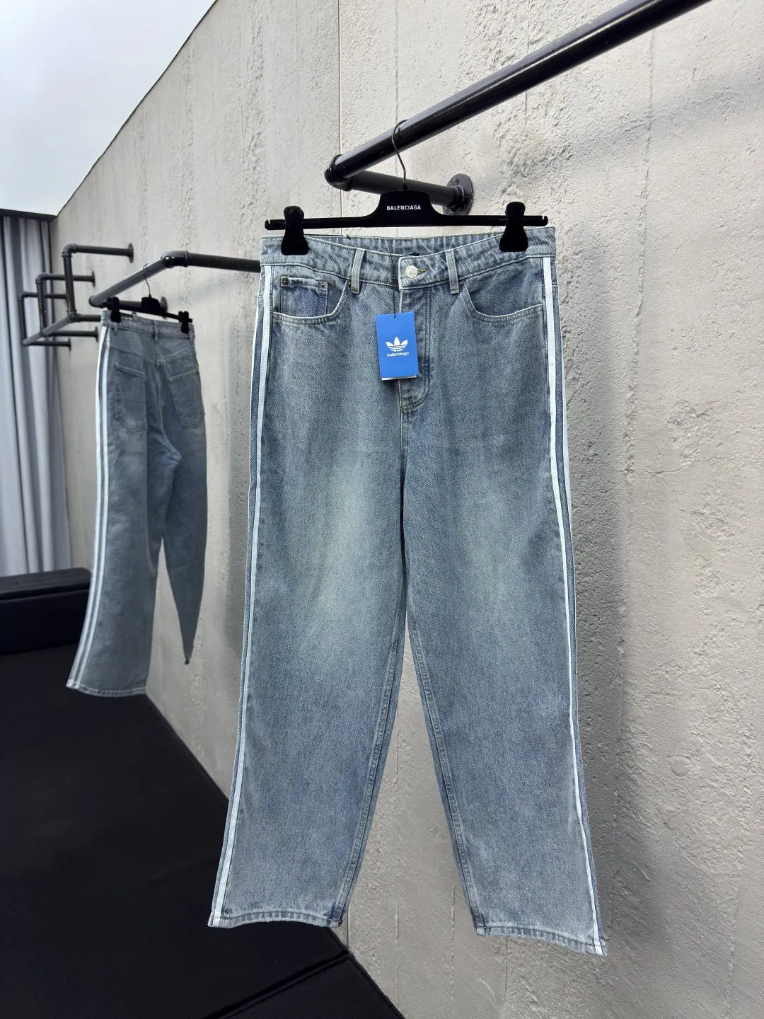 Balenciaga BLCG 藍色 牛仔 牛仔裤 街頭休閒款