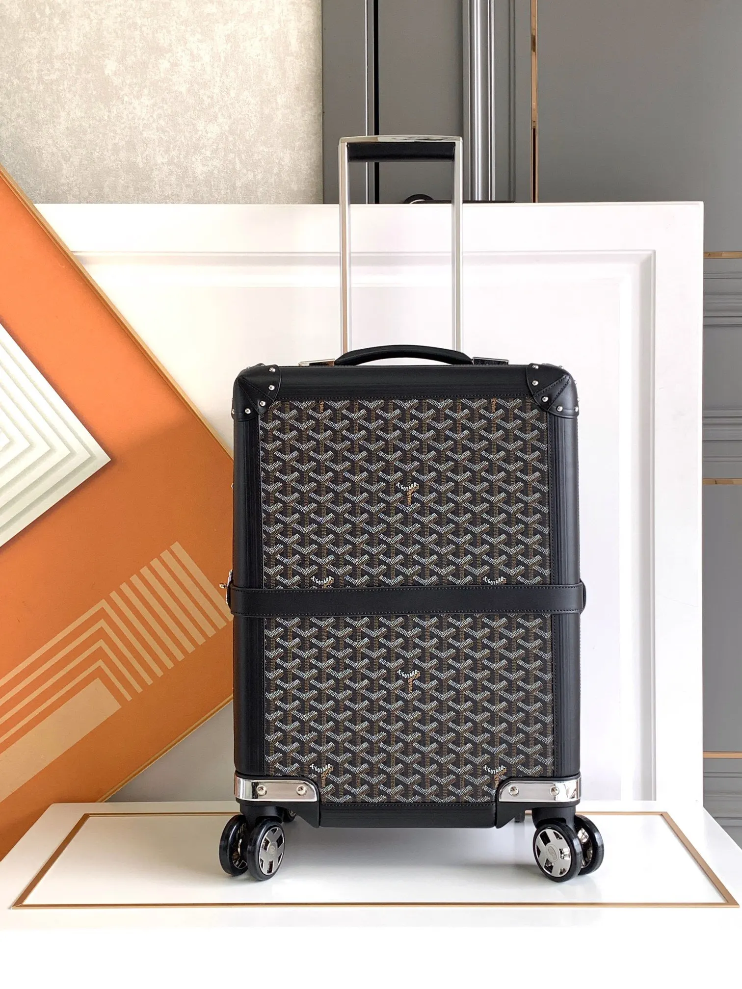 Goyard 戈雅 寸登机箱 全手工精心打造 行李箱 旅行拉杆款 輕便出行款