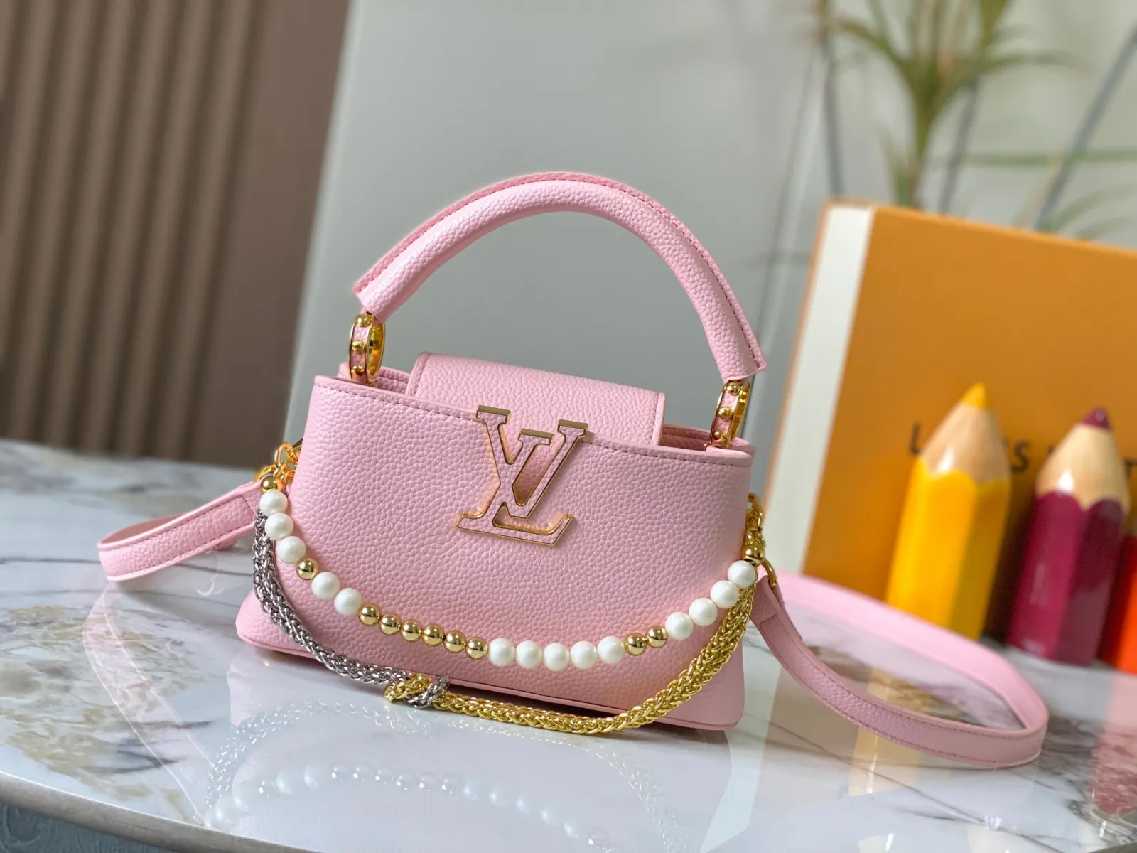 Chain Bag Leather