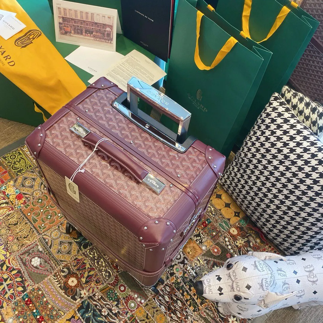 Goyard 黑色 白色 行李箱 旅行拉杆款 轻便出行款