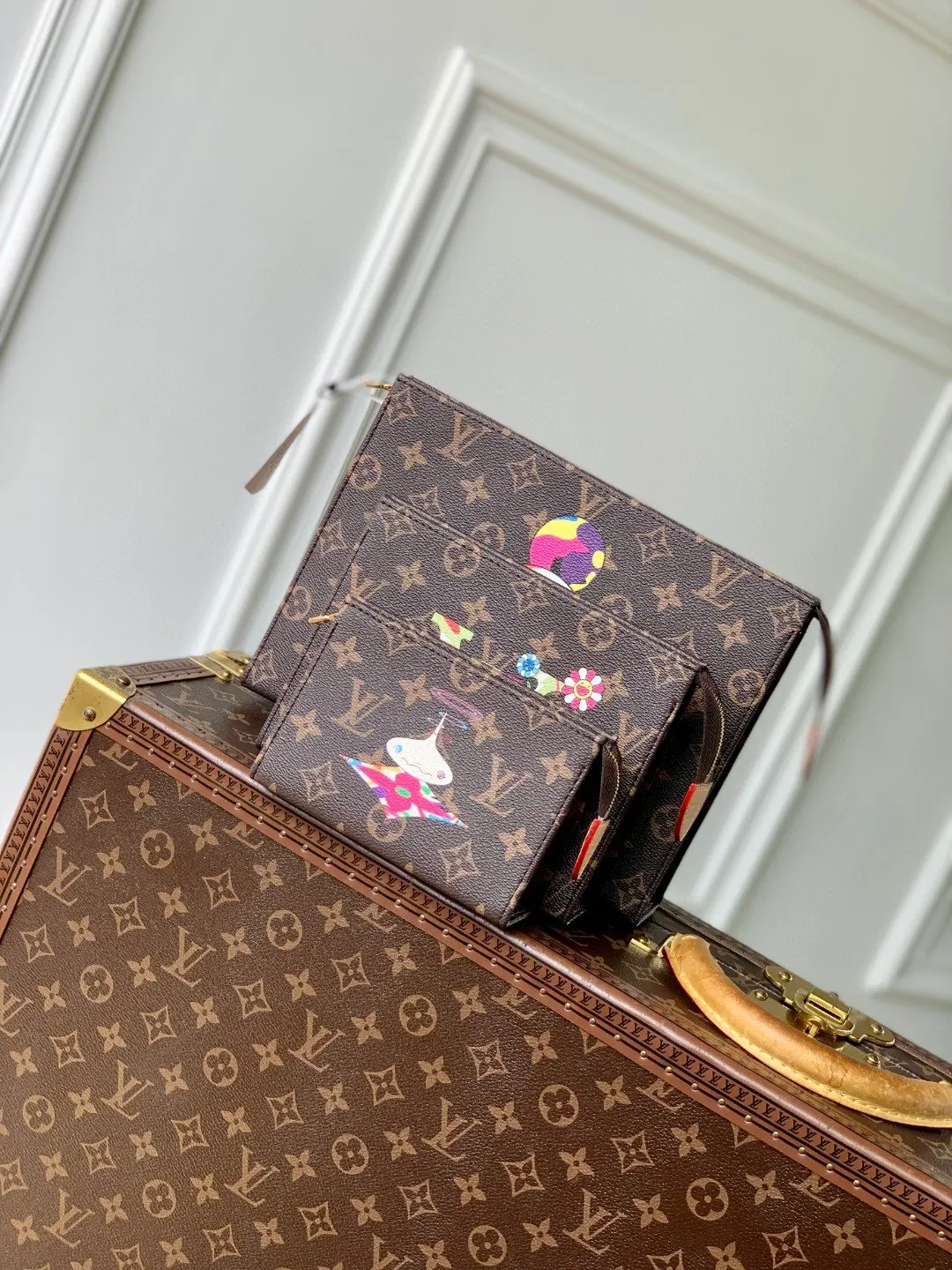 LV 帆布 收纳包 旅行收纳款