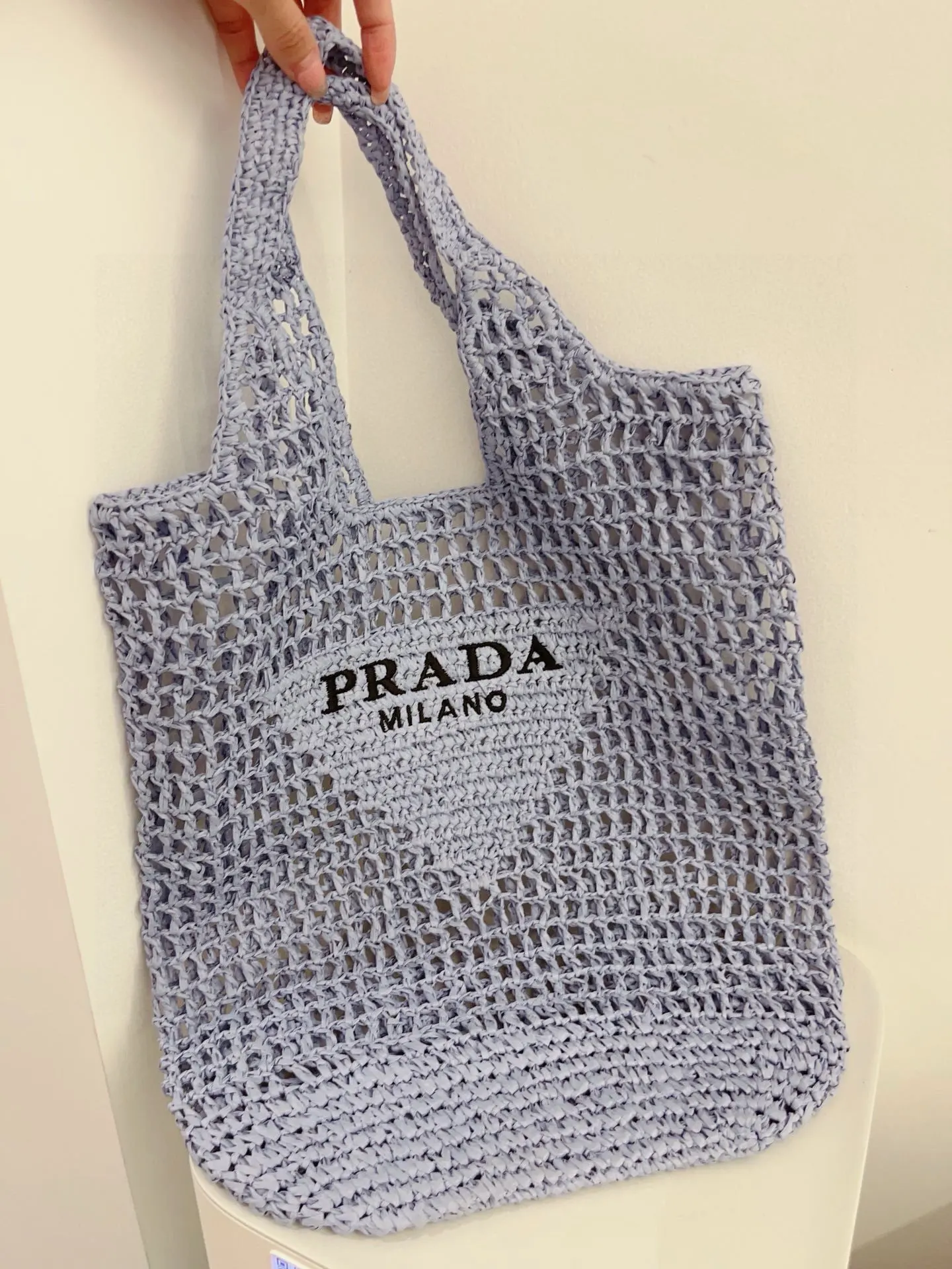 Prada 草编包 网紅款單肩包 草编包 网紅款单 日常單肩背款