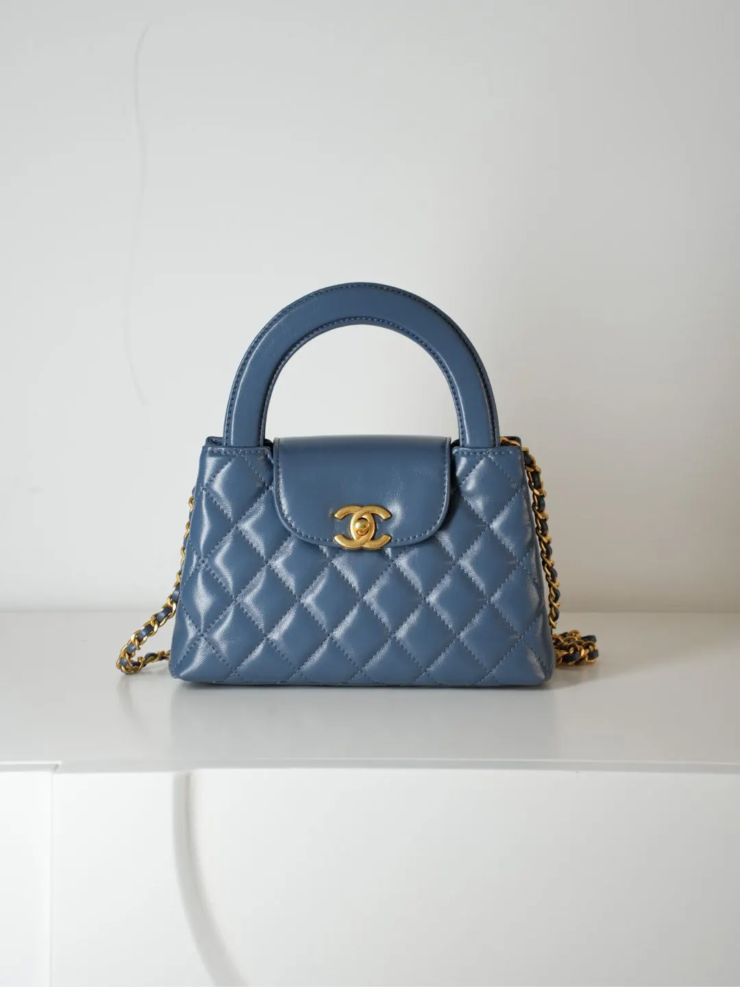 Chanel Black Top Handle Bag Commuter