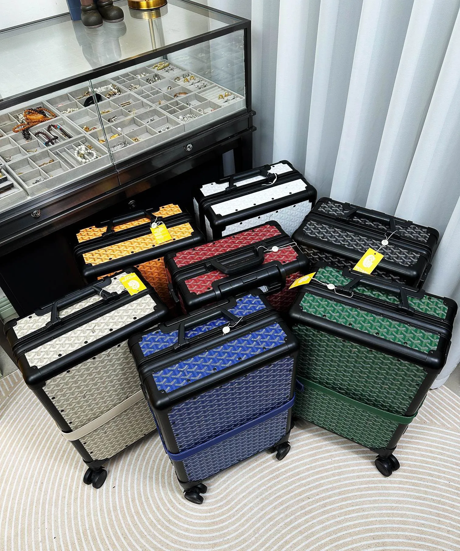 Goyard 戈雅 行李箱 拉杆箱 時尚新宠 復古形的 旅行拉杆款 輕便出行款