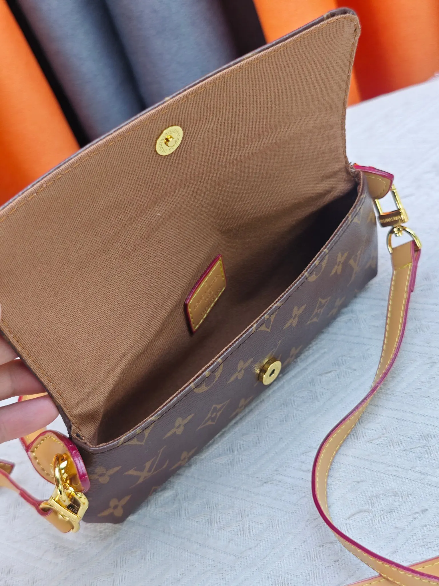 Monogram Hobo Shoulder Bag Vintage
