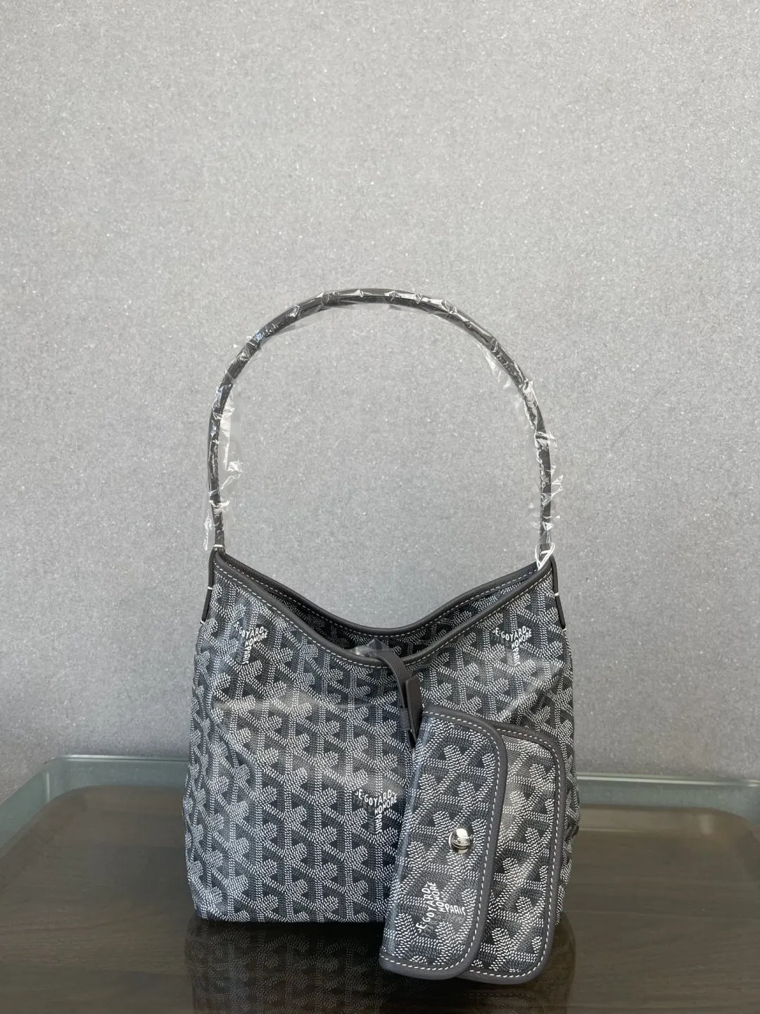 Goyard Hobo 灰色 腋下包 复古腋下背款