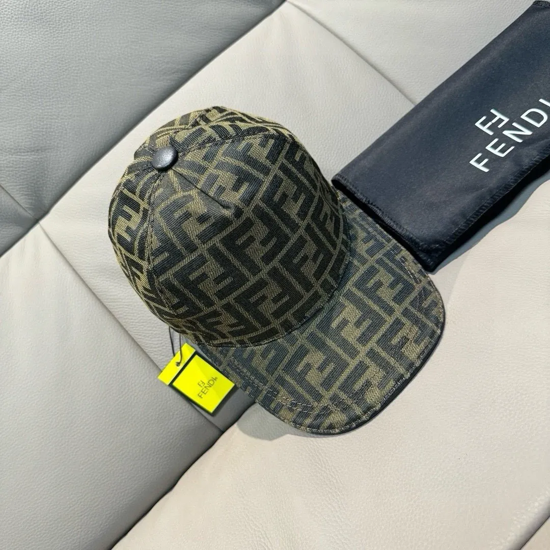 Fendi 提花 牛皮 棒球帽 日常休闲款 款8