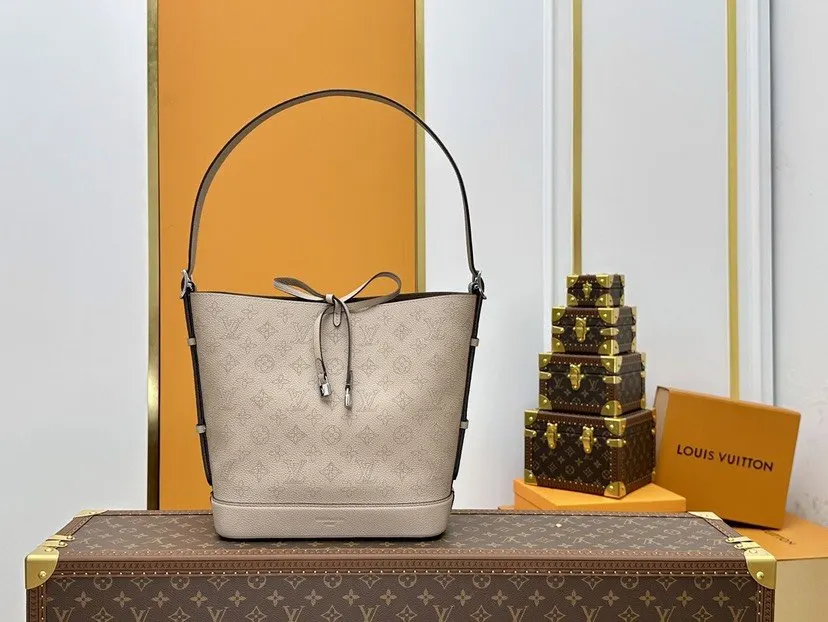 Bucket Bag Casual Leather