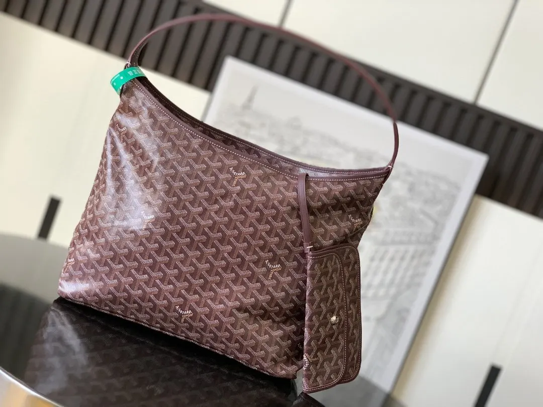 Goyard Hobo 牙 枣红 Bohème 腋下包 复古腋下背款