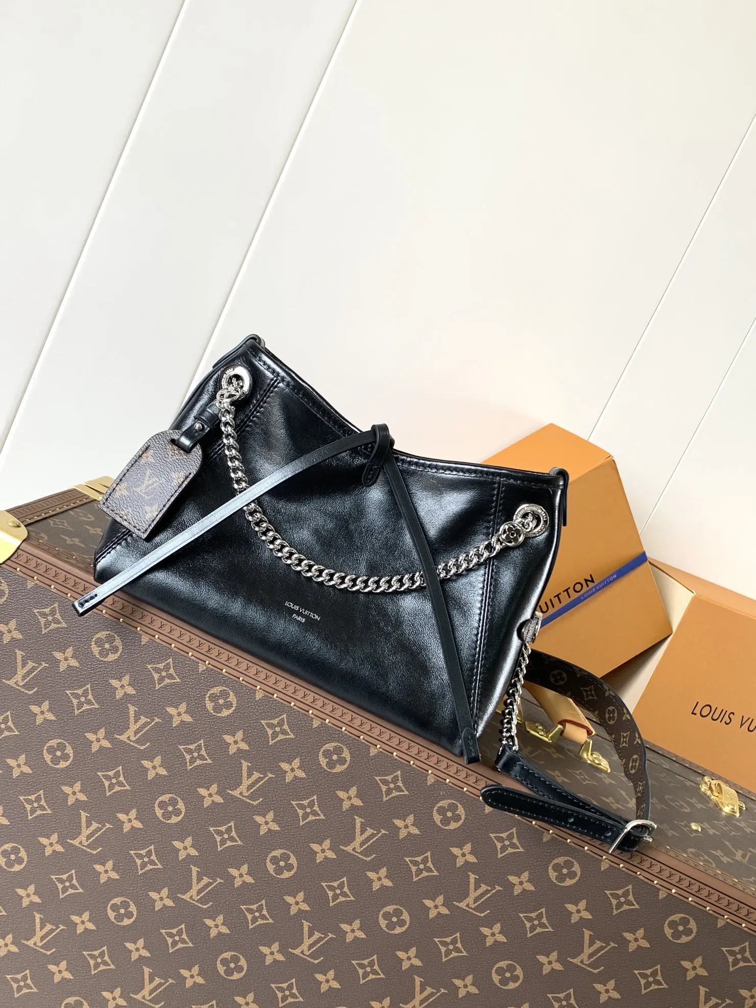 CarryAll 老花 牛皮 鏈條包 精致鏈條款